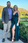 Absolutely loved this dress. Wore it to a wedding and got so many compliments. The color is gorgeous and the satin material is luxurious and way more forgiving than I thought it would be. The slit was so much fun without being too high up (I'm 5'6" and was probably about 5'9" in heels).
The top is adjustable with the straps but I had to use boob tape to help with the lift. Without it, there was way too much gapping/loose material. The second recommendation would be double-sided tape to hold the top exactly where you want it, especially when sitting down. - Lacey A.