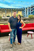I wore this to a reunion, and I felt comfortable and confident all night. I wore heels but could wear this to a different event with flats as well. I am typically in between a size small and medium. The small did not fit this time, but the medium was perfect. Beautiful navy blue color. Love. - Crystal R.