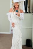 This dress is everything!! Fit perfectly with no alterations needed. Perfect for my fall boho elopement! Buy it now!! - Lauren M.