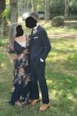 I ordered this dress last minute, it arrived on time. I was so thankful. It was the fall colors I was looking for! I did add a camisole underneath for coverage as I am large busted. The quality of this dress beat everything I looked at in person! Very, very well made! It was perfect!! - Lisa T.