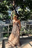 the prettiest dress I have worn to date. I typically don't go for this dress style but it was SO flattering! I got a size 8 but could've gone with a size 6. It is very long -- if I had time I would have hemmed it. 

more pictures on IG: xxvaal - Valerie D.