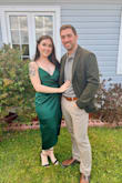 My strap snapped off halfway through the night (thankfully in the bathroom). I had to get somebody to bring me a backup dress. Was a bit tight in the ribs but it was a beautiful dress, short-lived unfortunately. - Brittany H.