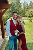 This was the most stunning dress I have ever worn in my life. It fit like a glove, the leg slits were so flattering, the top was gorgeous. I LOVED everything about this dress. - Michaela C.
