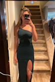 I ordered this for a wedding in late October, it came within a week of ordering. It's snug but stretchy enough to move around and dance in. I feel sexy in it but it's also appropriate enough for family gatherings. I also really like how it fits around my chest. Excuse my dirty mirror - Olivia B.