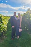 This dress was perfect in every way. Light, airy, roomy. Could eat and drink all night without feeling restricted! No bra or petals needed as the bust is rushed and it helps create the perfect shape (I have Bs). Perfect length to show off your heels. I just loved it! - Shawna M.