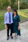 I ordered this for our son's outdoor wedding. I got a ton of compliments and felt very confident. I did have to pin the top as the bust was a little big but it didn't affect the look. Perfect dress! - Shannon R.