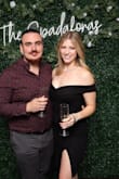 This dress was perfect for a wedding guest. The off the shoulder stayed put, there's a silicon beading around the inside that grips. I loved the slit- not too high. I got a lot of compliments about it! The fit was pretty perfect. - Alexa C.