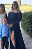 It fit perfectly and was comfortable all night. What a stunning dress. - Wendy R.