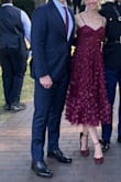 This dress was perfect for a black tie wedding. So fun and could be worn for a garden party or to the theatre too! The waist where it zipped up was slightly loose, but the way the upper back laced up ensured a great fit! - Jennifer B.