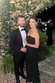 This dress was perfect for a black tie event. It fit true to size and the quality was outstanding. The top has some elastic material around it that holds it up all night. The material was cool and silky. - Ashley R.