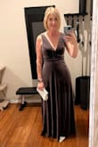 Ordered this dress to wear to an evening formal wedding. It fit well, and I was very comfortable in it all night. Fortunately, the length was fine for me with a low heel shoe. - Heather P.