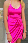 This dress was a perfect fit! Felt great, stayed in place, and was completely comfortable. I can't recommend it enough; the color was just what I wanted! The sunshine made the fabric glow in all the pictures! - Kelly G.