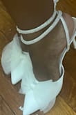 This shoe is so cute but uncomfortable and complicated to strap around. If you have fat feet or ankles, I would not recommend them because the straps to fasten the shoes are short. - Elisa M.