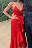 This dress was super comfortable and worked out great for a small outdoor wedding. I'm very small in the bust, 30c, so I needed to add a stitch to close the bust section. It was still too large in the bust but not uncommon for me, so it was manageable. I wore the dress with Lulus Dorothea knotted high heels. Overall, big win for my first Lulus purchase! - Vanessa T.