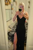 Thank you Lulus!! You have delivered with this one. It's so soft, flowy and drapes beautifully. It's like wearing nothing but feels like good quality fabric. I've wanted a romper/pantsuit for literally years!! But nothing ever fit my long torso. I always ended up with the hem up in my crotch rocking the camel toe...or looking like I was carrying a turd in my pants. I feel beautiful. I ordered black and plum, 100% keeping both. Came here to make this review and see if there are any other colors because I'd buy them all!! I might just buy another one of each because I'm going to wear this beauty till it's shredded. It also fits my daughter. She usually wears small and has a larger bust and butt, but it looks stunning on us both!! Thank you, from the bottom of my heart!! - Jane G.