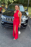 This dress is amazing. I bought it for a wedding, and it looked great. Initially, I was a little concerned about how it would fit based on my body type and how it looked on the model; so I looked at the photos uploaded by people, and they looked great so I bought it. Happy I did - Keneshia J.
