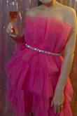 I added a sparkly belt to it but the dress was comfortable and so pretty for my birthday party! - Gisell
