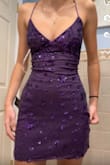 I got it last minute for hoco. It was loose around the hips and my waist, but I was easily able to tailor it. The top was adjustable. Otherwise, it was good quality and was very pretty. It wasn't very itchy, and the sequins were on there well. - Josslyn G.