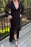 I got this dress for a formal wedding. It was perfect for the event and it fit very well. - Christa S.
