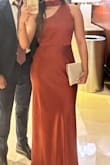 This dress runs true to size, is so comfortable, the fabric is thick and soft, and the color is beautiful. Would totally repurchase!! - Valeria C.