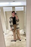 These fit so well (even when bloated)! However, the metal clasp near the button started falling over while wearing it for the first time and completely came off after one wash. If you know how to sew, these are a good purchase. Otherwise, might be annoying. Quality, otherwise, is good, and these fit and wear nicely! - Heather S.