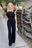 OMG - this is the cutest most amazing jumpsuit. It's so flattering on any figure and made so well!  I would wear this every day if I could. It's very comfortable and not tight at all - even though it looks like it. The proportions are perfect. You won't be disappointed in this outfit! - Heather W.