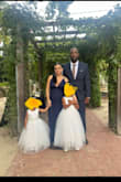 I bought this dress last minute to attend my cousin's wedding a week and a half after having my third child. The pressure was on. This dress looked great on and hide my postpartum belly. - Nadia G.