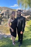 Fit perfectly in all the right places. I liked the underneath layer and had no trouble with it [being] see-through and the length was kind of adjustable on how short or long you would like to wear it. I wore Spanx too, without it showing any belly. - Shannon C.