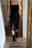 Bought this for a white coat ceremony and I love it! It's very comfortable and soft, shows off figure but is still professional and I love the length - Kayla F.