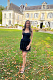 I wore this dress for a wedding in France and got so many compliments! The dress generally fit true to size, but ladies with a larger chest may need to get a size up. - Danielle T.