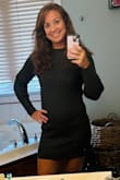 Love this dress! The material is thick and comfortable; the length is perfect, and it makes me feel so confident. Can't wait to see how our family pictures turn out! - Amber K.