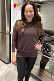 My new favourite Fall top! I love everything about it: great fit, super soft fabric, and beautiful colour. I wore it for Thanksgiving dinner in Canada and got many compliments. - Martha T.