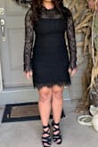 Purchased this dress for my sophomore daughter's homecoming. Didn't want anything too short or revealing. This was perfect. A little sexy and very classy. - Rebekah K.
