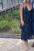I absolutely adore this dress! It was perfect for attending a fall wedding. It's flattering, true to size, and all around beautiful! I received so many compliments on the dress from people at the wedding and even on social media. I would recommend this dress to anyone! I'm usually between a size medium and large and glad I went with the medium on this one. - Emily V.