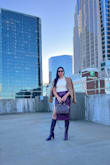 Perfect skirt for the fall. The color is beautiful, and it fits true to size. I am normally a size 6; I purchased the medium, and it fit perfectly. Not too loose but also not too tight. - Erin D.