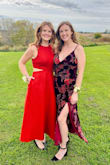 This was very comfortable & kind to my body shape. I was weary since I have a larger chest, but I adjusted the straps and actually wore it bra-less and felt comfortable. My only complaint is that the straps were VERY thin and I was nervous they were going to break trying to hold the weight of the dress after reading it happened to another purchaser. It had kind of a bad sew job on one of the straps too. - Rachel M.
