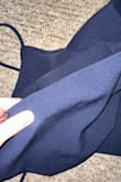 I thought this dress was pretty nice at first. The material is thin and stretchy, it feels flattering. I put the dress on and started to get ready for my event. Within 30 minutes, I noticed that the bust was pulling further and further apart until my bra was completely showing. I was constantly fixing it and I knew that this would not stand up to any prolonged event especially not dancing. The same issue with the leg slit: it came up way too far and combined, this dress was basically unwearable. As I was taking a closer look, I noticed that the hem was coming undone on the front already and it hadn't even been truly worn! I was very angry knowing I had just taken the tag off and thus couldn't return it. Then I saw that the straps seemed to have been hastily sewn on in the bag, and there were loose threads at the bottom. There is just no quality control with these dresses and you have to make major modifications to wear them anywhere. - Kacie C.