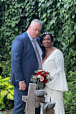 2 years ago, I came across your site when I was looking for my vow renewal dress. I fell in love with the Duchess of Lace dress. I received the dress within 10 days. I did have to pay DHL shipping on the dress as I live in Canada. The dress was perfect! I got to wear the dress on Sept 2, 2023, for my vow renewal. I gained about 20 pounds and I had to put a panel in the back so I wouldn't have to size up, but my dress was still perfect. - Lisa F.