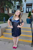 I bought this dress for my daughter's homecoming dance. She loved it and looked beautiful in it! The dress arrived a day early also! - Jessie H.