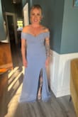 I loved this dress for an Air Force ball. It was a bit long, but I'm only 5'2", so that's to be expected. If I had more time I would have taken it to be hemmed. The fit was nice and the material is soft. - Cassandra M.