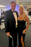 I have this dress in the wine and the black. A classic style that will be in style forever. Fits true to size. I ordered a Medium. - Karen B.