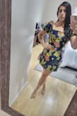 The dress is so beautiful and accentuated my shape so well. The zipper was a bit faulty so got it replaced before the event. There is no stretch in the material so wanted to avoid any wardrobe malfunctions. I highly recommend it! - Sandra C.