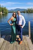 I was searching for a fall dress to wear in the Adirondacks to a friend's wedding. I came across this dress and immediately fell in love with the color. I originally ordered a Medium - it was a little tighter fit in the midsection. I could've made it work I just wouldn't have been as comfortable as I wanted to be. I ended up ordering a large and it fit like a glove. The dress is absolutely stunning. It is a little long, but nothing that some hem tape couldn't take care of. I couldn't recommend this dress enough! - Heather H.