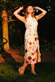 Cute dress and great quality. I did have to iron down the flowers before wearing though, so be warned if you want an easy-to-throw-own look! - Zoe C.