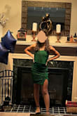 I purchased this dress for my daughter going to her school homecoming dance. My daughter is petite and this dress was perfect! The price was very reasonable. The quality of the dress is very nice, it is lightweight, yet has great coverage. The fit was just right! The color is a saturated green with gold sparkles, not overwhelming, yet beautiful to the eye. She was so happy and looked spectacular! I will be purchasing her dresses for other events from Lulus again! - Cynthia K.