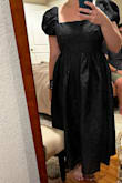 This felt and looked like I was wearing a black hospital gown. - Michelle D.
