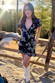 This dress was so flattering and cute for a Fall wedding in Idaho! - Lauren M.