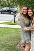 Was great for a fall bridal shower. It was a little short when sitting and when sitting would need to adjust it to not show the bra strap in the back. - McKenzie K.