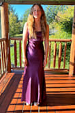 When we first got the dress I was skeptical because I thought it was going to be wrinkly. Once the dress was on, it was flawless. Great quality no issues with shipping or the structure of the dress. - Paula M.