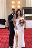 It fits amazingly and is really comfortable and pretty. I used it for my elopement and I received so many compliments. - Lidia G.